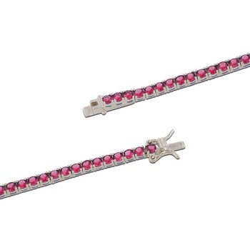 Bracciale Tennis in Argento Mod.BRTEN.3MM18CO [c4aec8ef]