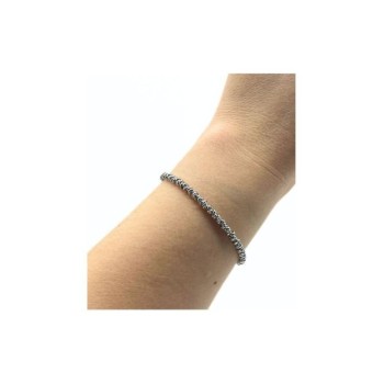 Bracciale snodato rondelle mod. ITAARGBR013A [5807ce4e]