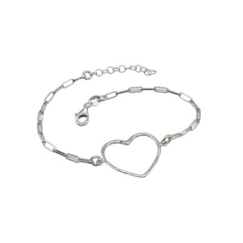 Bracciale in Argento con Cuore Mod.ITAARGBR55 [67187ec0]