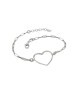 Bracciale in Argento con Cuore Mod.ITAARGBR55 [67187ec0]