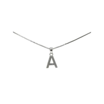 Pendente iniziale A in argento mod. ITAARGIN-A [332c2140]