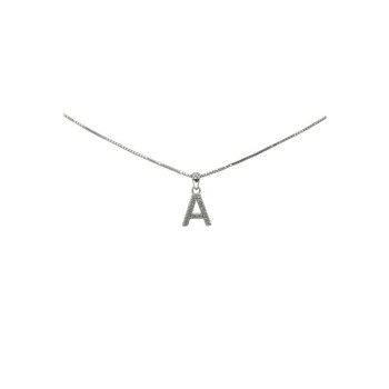 Pendente iniziale A in argento mod. ITAARGIN-A [ea0a624d]