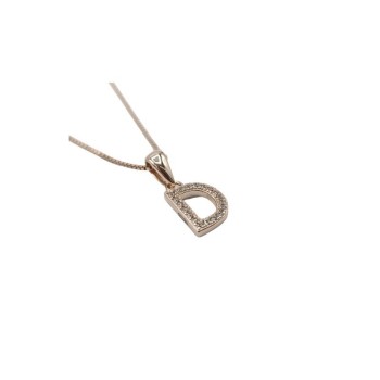 Pendente iniziale D in argento mod. ITAARGPD-D [117cdc35]