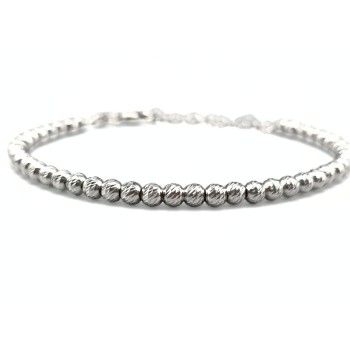 Bracciale Pallinato in Argento Mod.SSBR69 [0766a87e]