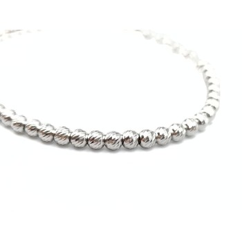 Bracciale Pallinato in Argento Mod.SSBR69 [b07b697a]